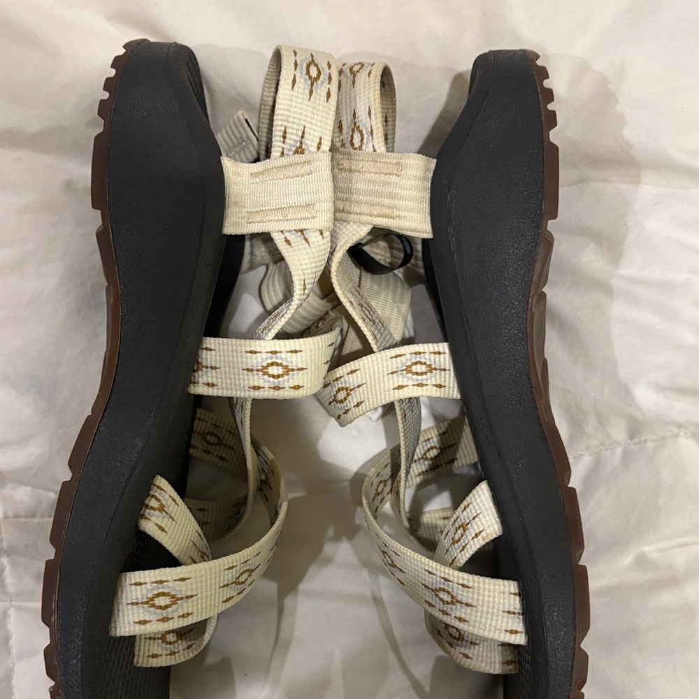 Chaco Sandals in Black and Cream - Picture 4 of 5